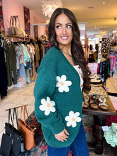 The Macy - 3D Flower Cardigan